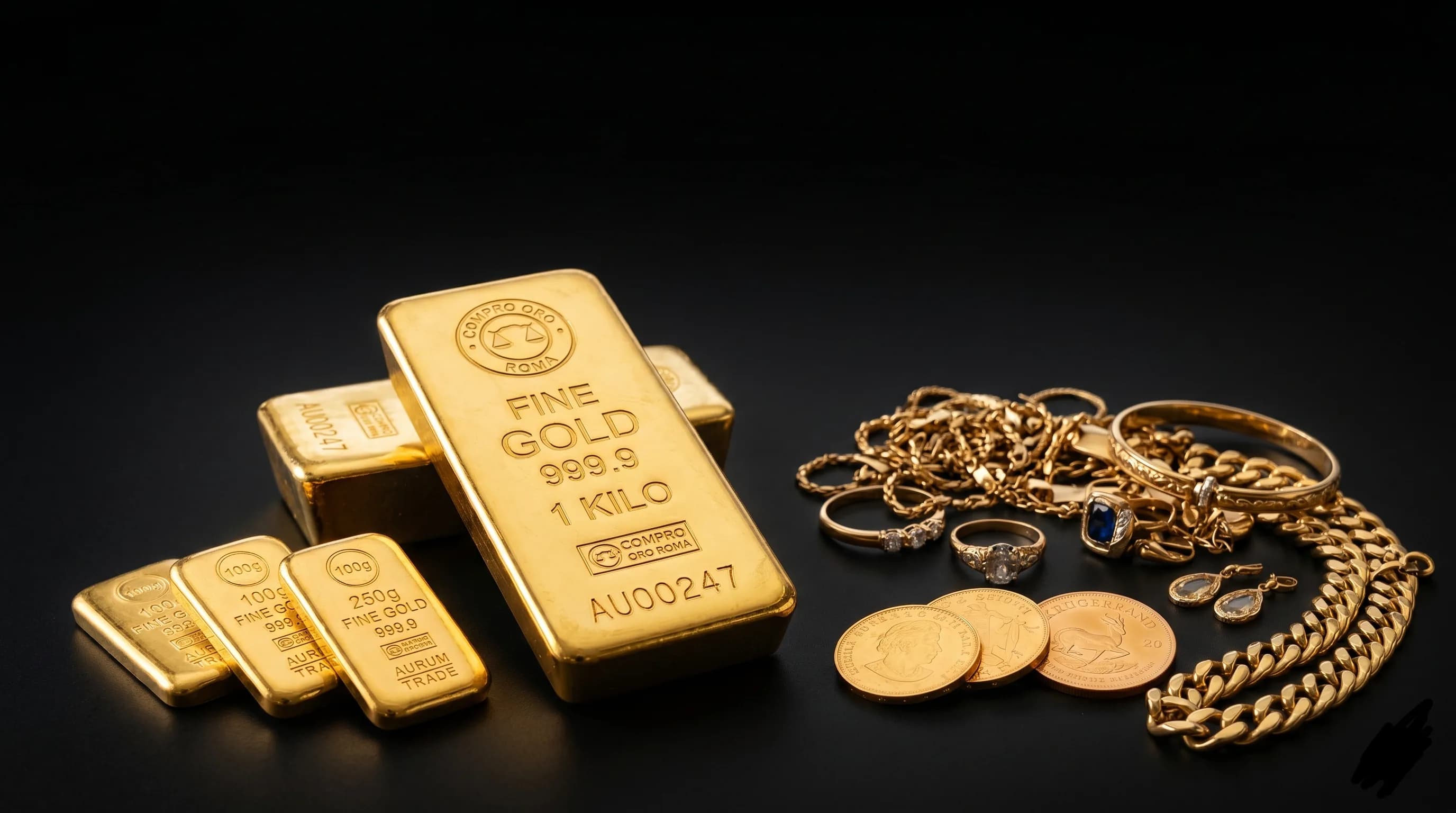 Interno della boutique Montanari Oro durante una consulenza